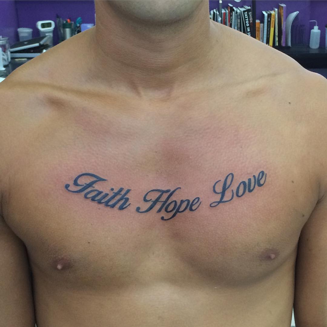 30+ Amazing Faith Love Hope Tattoo - Designs & Meanings (2019)