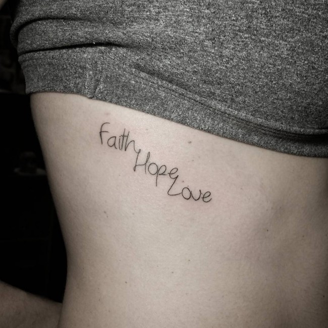 30+ Amazing Faith Love Hope Tattoo Designs & Meanings (2019)