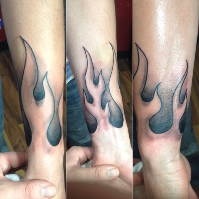 Flame Tattoos.