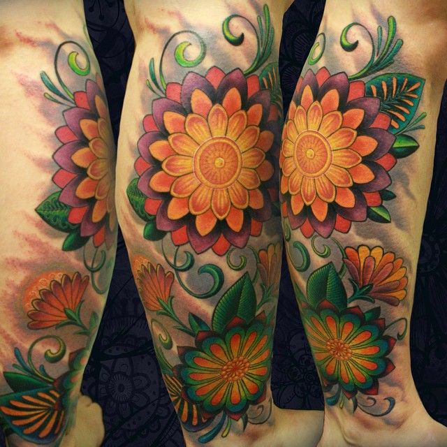 Flowers in Vase Tattoo  Best Tattoo Ideas Gallery