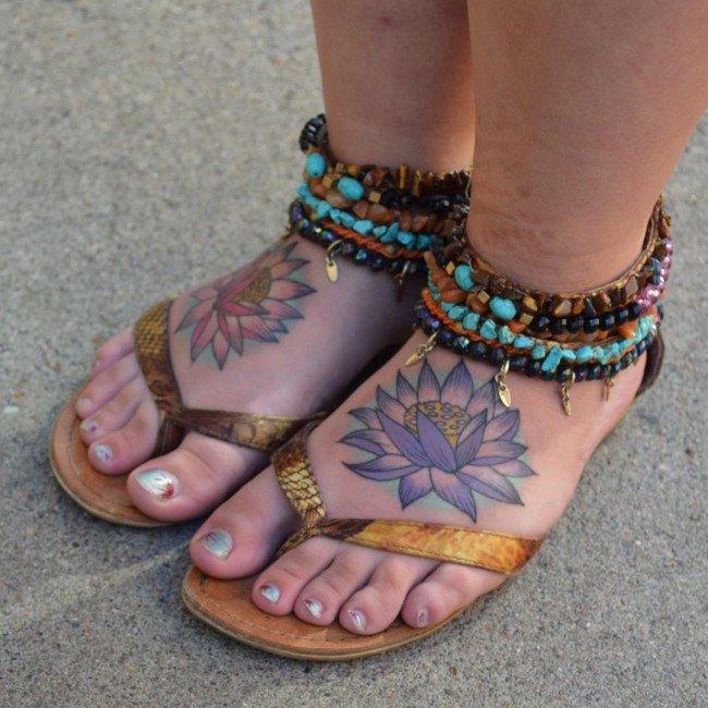 Foot tattoos