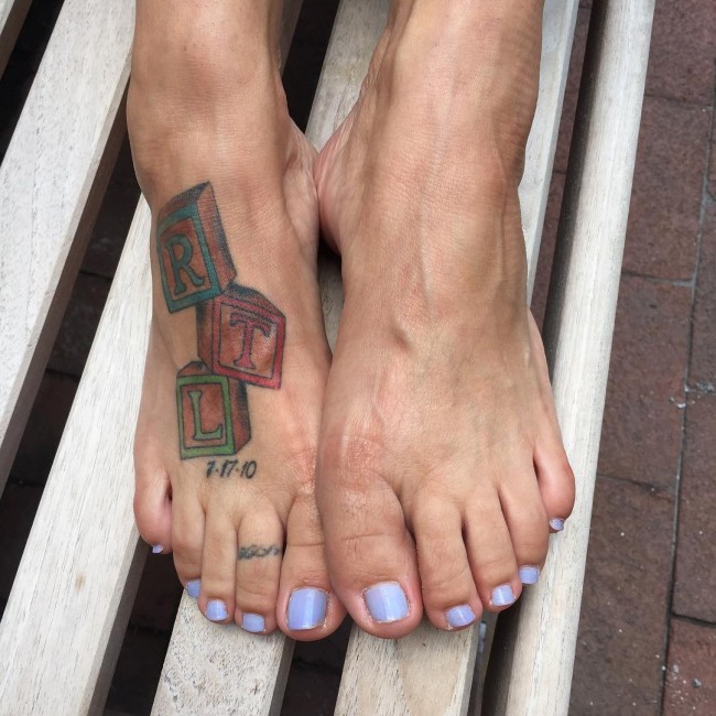 Foot tattoos