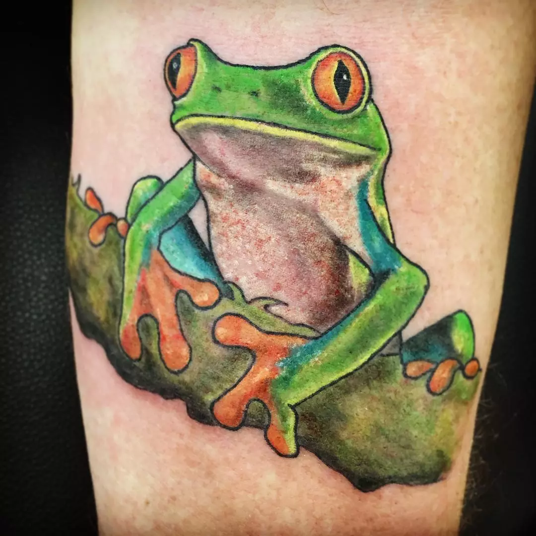 80+ Lucky Frog Tattoo Designs - Meaning & Placement (2019)