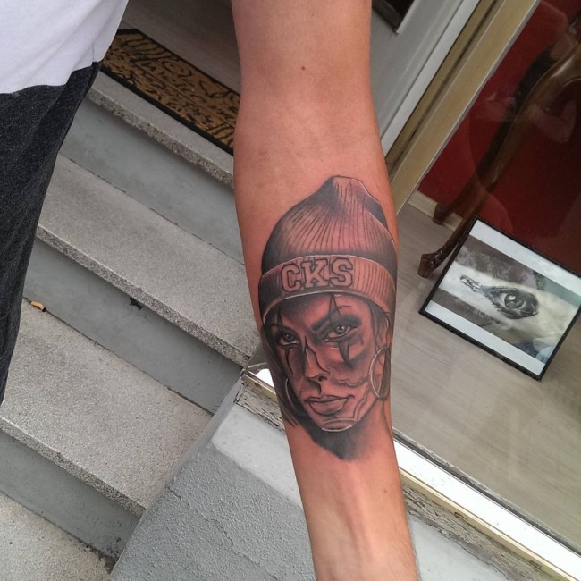 gangster tattoo