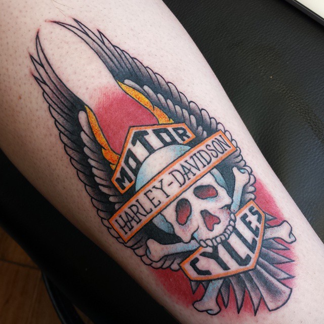 Daniel Hayes on Instagram New addition harleydavidson handtattoo tattoo 