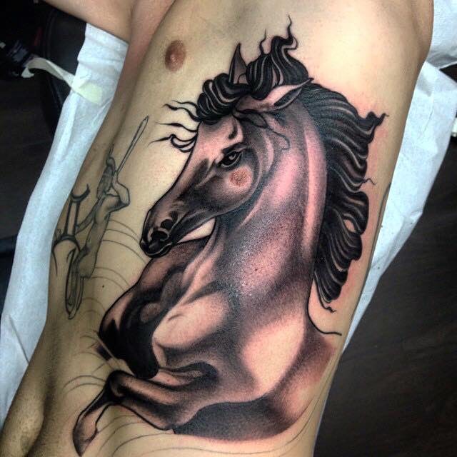 black horse tattoo weston super mare