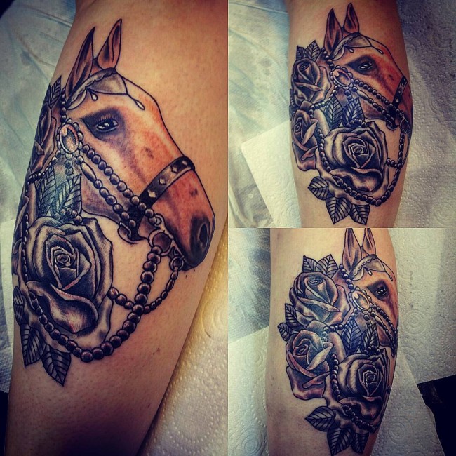 indian war horse tattoo