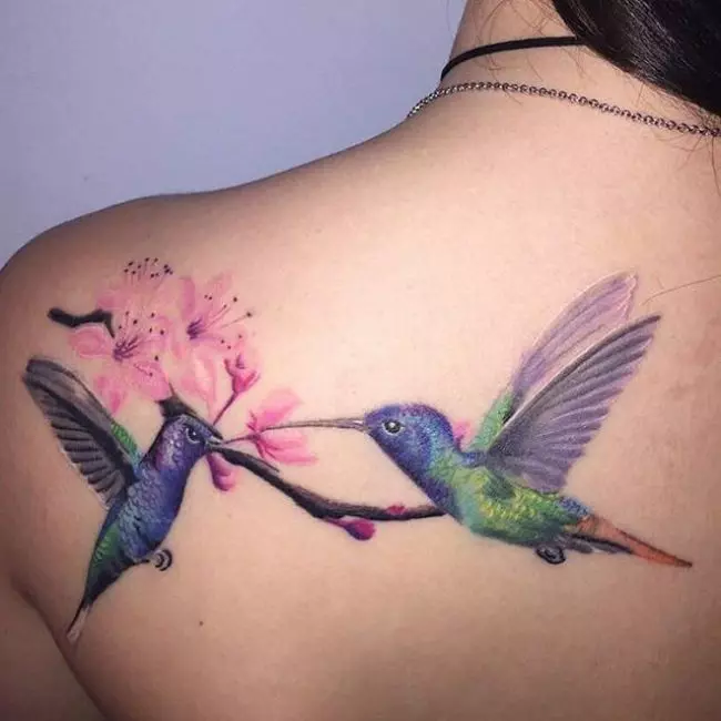 80+ Best Watercolor Hummingbird Tattoo Meaning and Designs (2019)