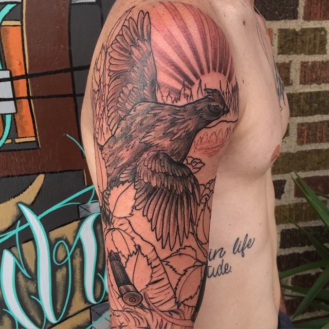 Faith No More half sleeve by Casey Anderson at Guardian Art Tattoos in  York, PA : r/tattoos