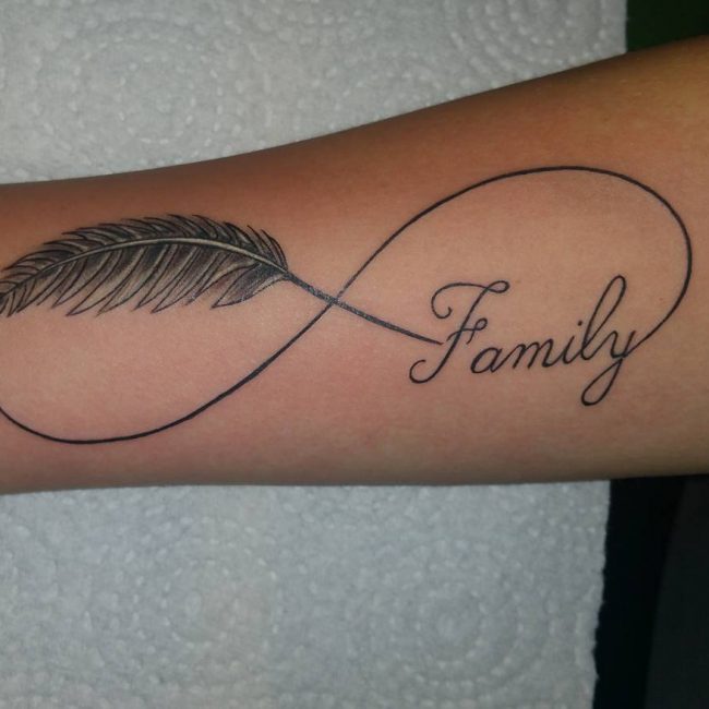 infinity family tattoo designs