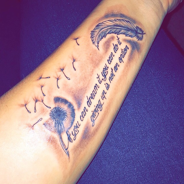 ambition quotes tattoo