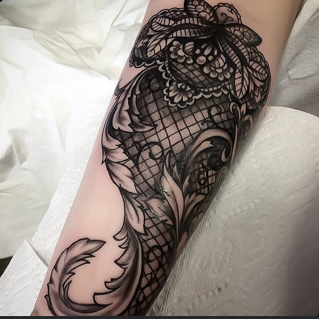 lace tattoo