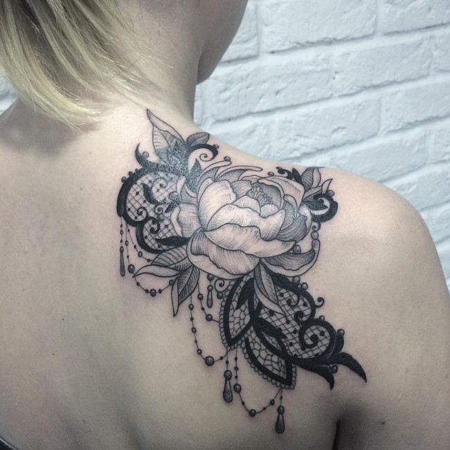 lace tattoo