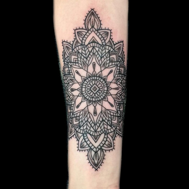 lace tattoo