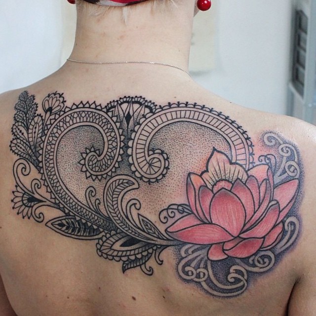 lace tattoo