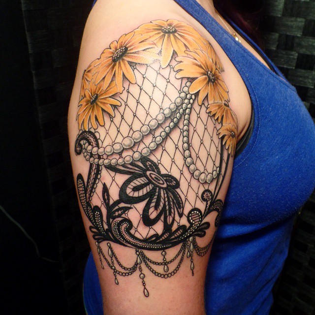 lace tattoo