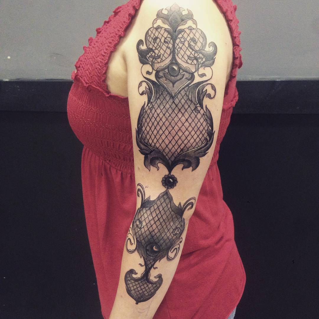 60 Best Lace Tattoo Designs & Meanings - Sexy and Stunning (2019)