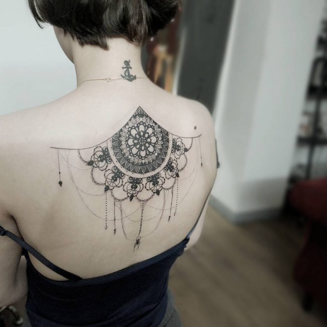 lace tattoo