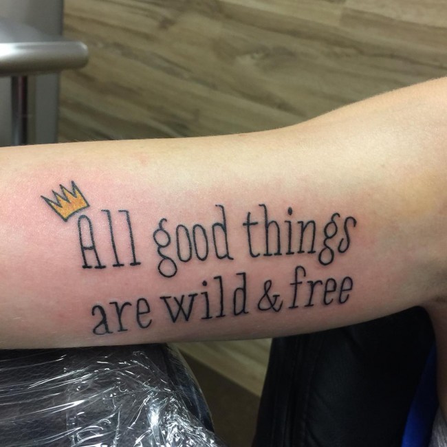 Lettering tattoos