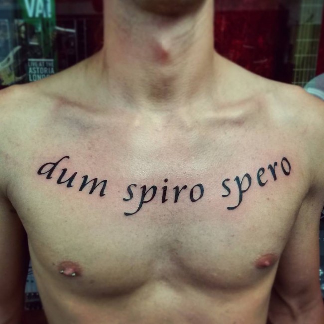 Lettering tattoos