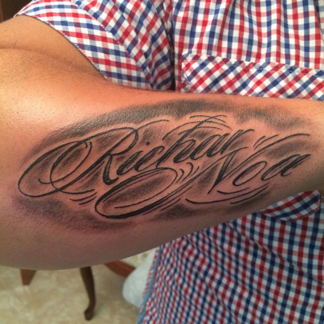 Lettering tattoos