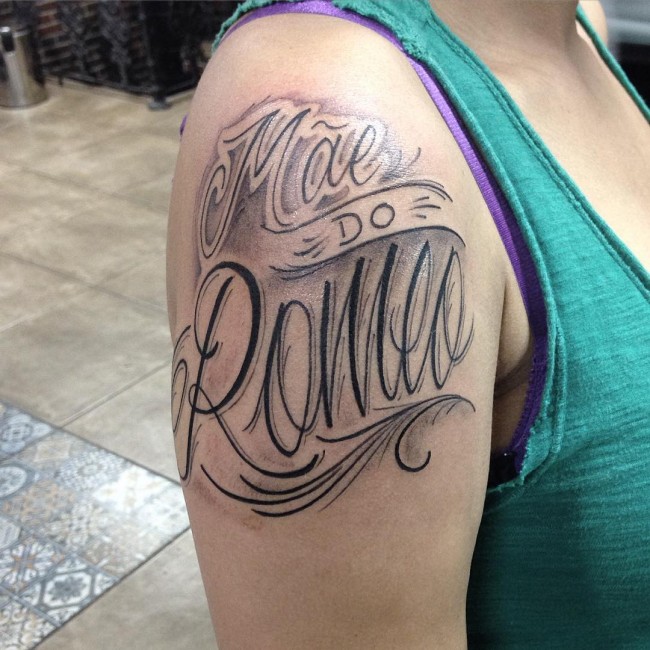 Lettering tattoos