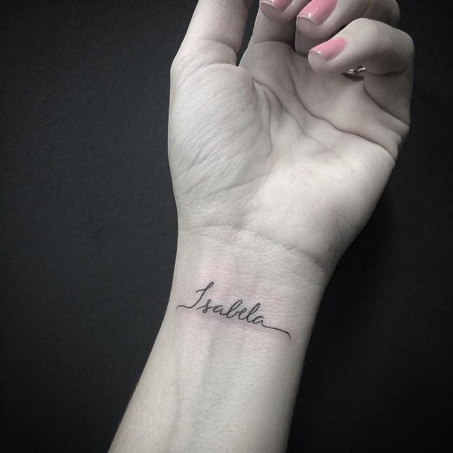 Lettering tattoos