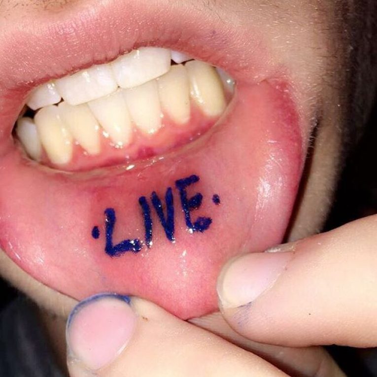 Due to chemicals found in the mouth, lip tattoos tend to fade after some ti...