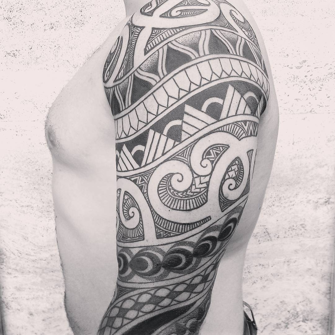 Maori tattoo muster