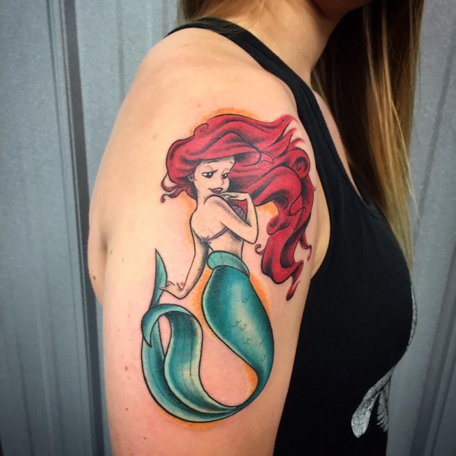 Mermaid on the rock tattoo  Rock tattoo Ship tattoo Mermaid on rock