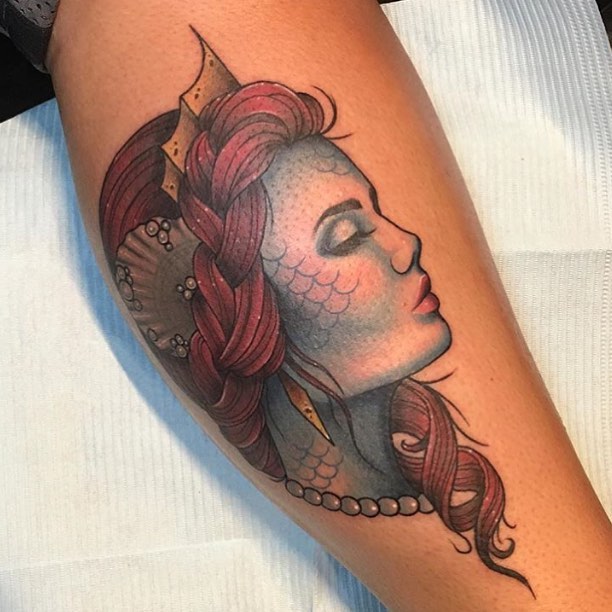 90+ Best Little Mermaid Tattoos - Designs & Meaning (2019)