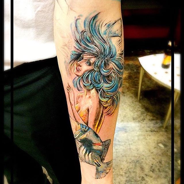 mermaid tattoo (2)