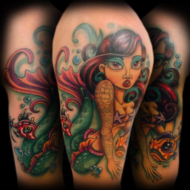 mermaid tattoo