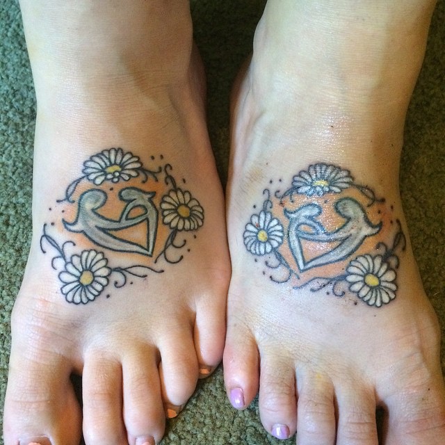 mother daughter tattoos