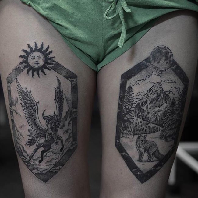 nature tattoo