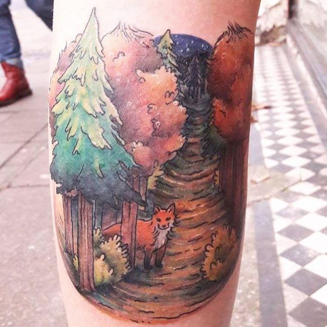 nature tattoo