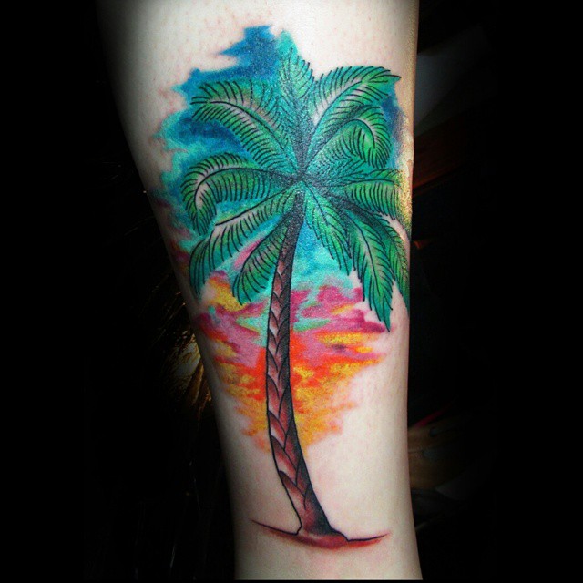 220 Beautiful Palm Tree Tattoos Designs with Meanings 2023   TattoosBoyGirl