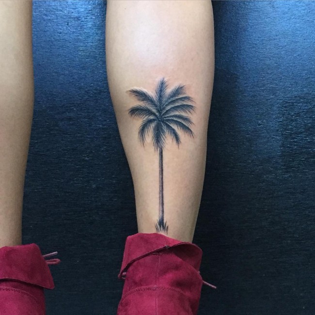 palm tree tattoos