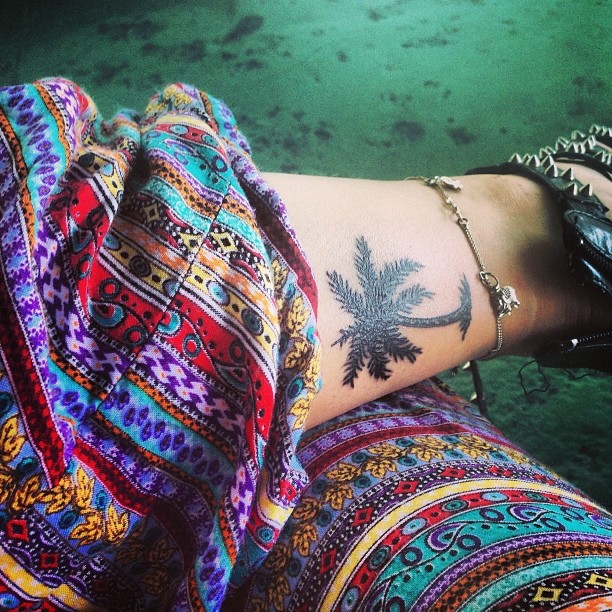 palm tree tattoos