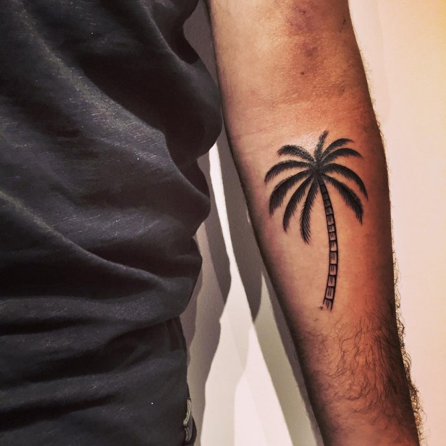 palm tree tattoos