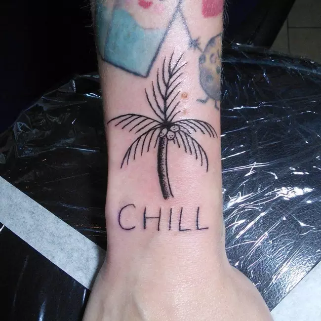 palm tree tattoos