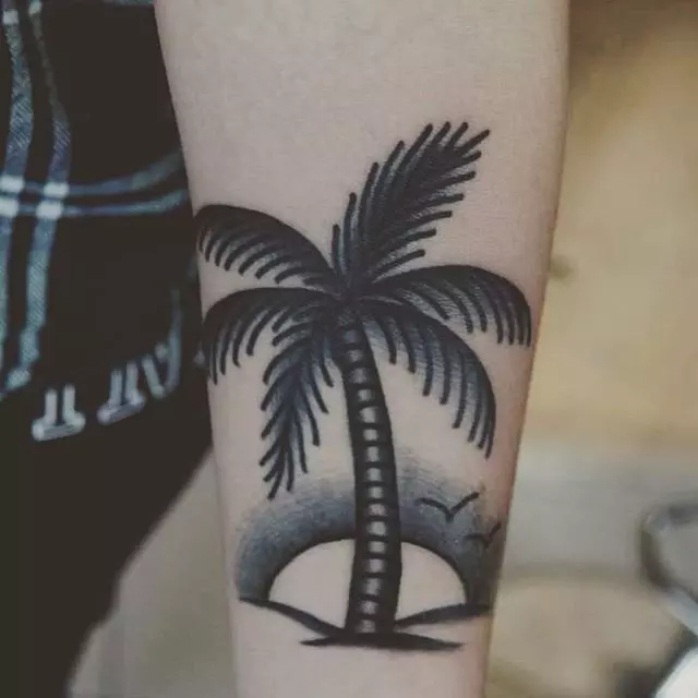 palm tree tattoos