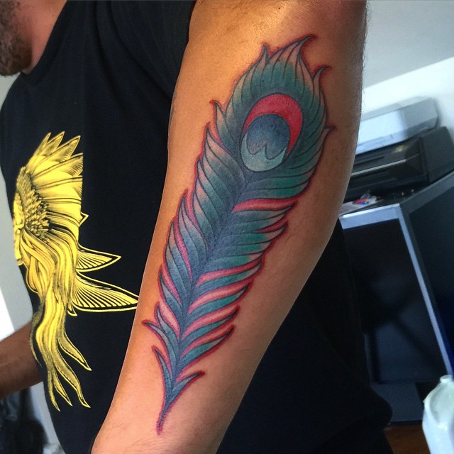peacock feather tattoos