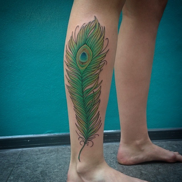 peacock feather tattoos