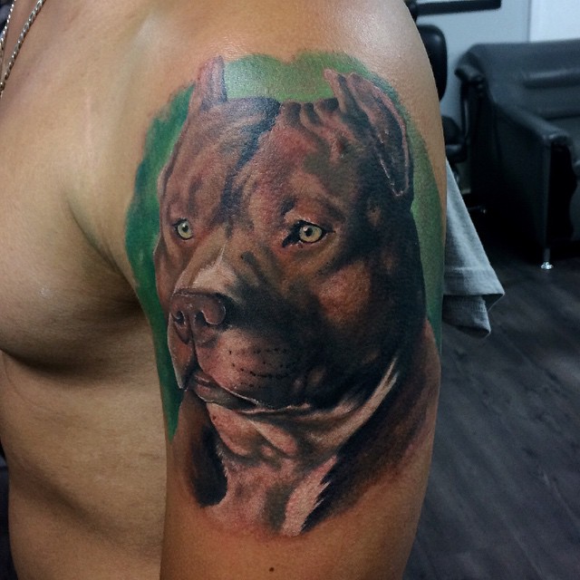 70+ Pitbull Tattoo Designs & Meanings - For the Dog Lovers (2019)