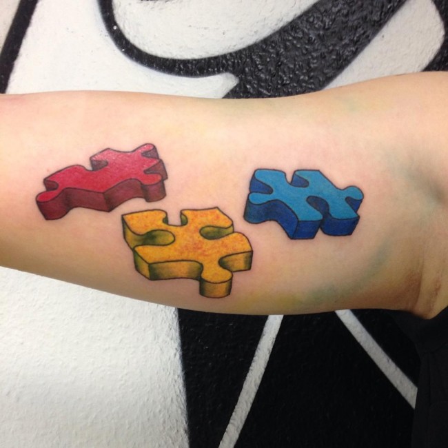 puzzle piece tattoos
