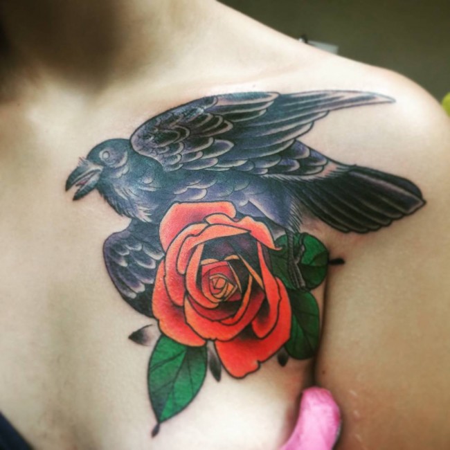 Raven tattoo