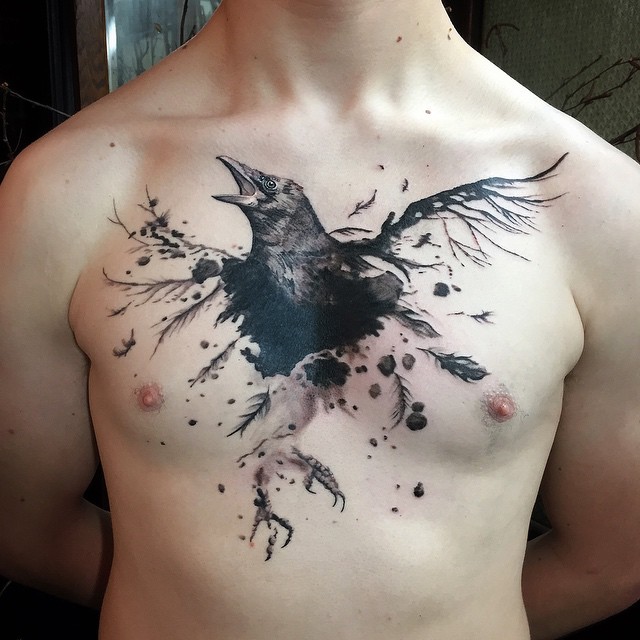 Raven tattoo