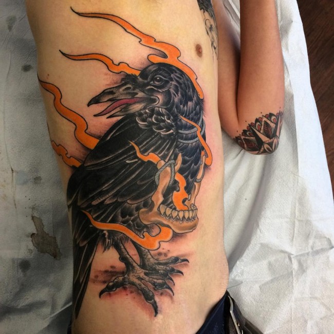 Raven tattoo