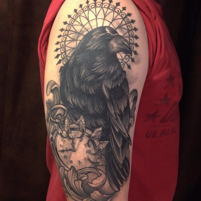 Raven tattoo